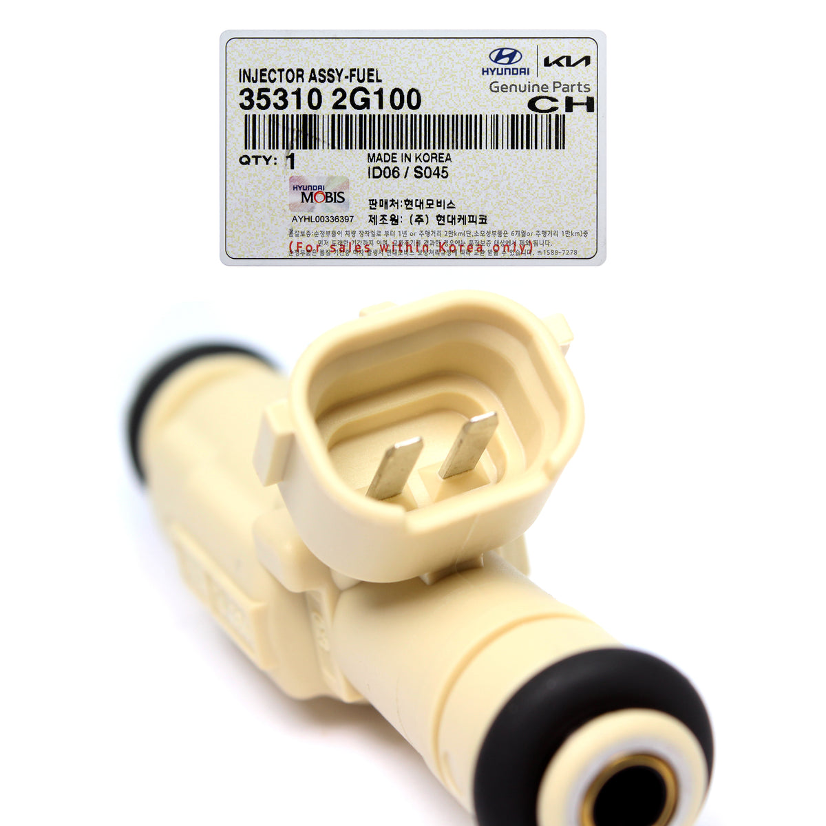 GENUINE Fuel Injector for 2010-2015 Hyundai Tucson Kia Forte 2.0L 353102G100