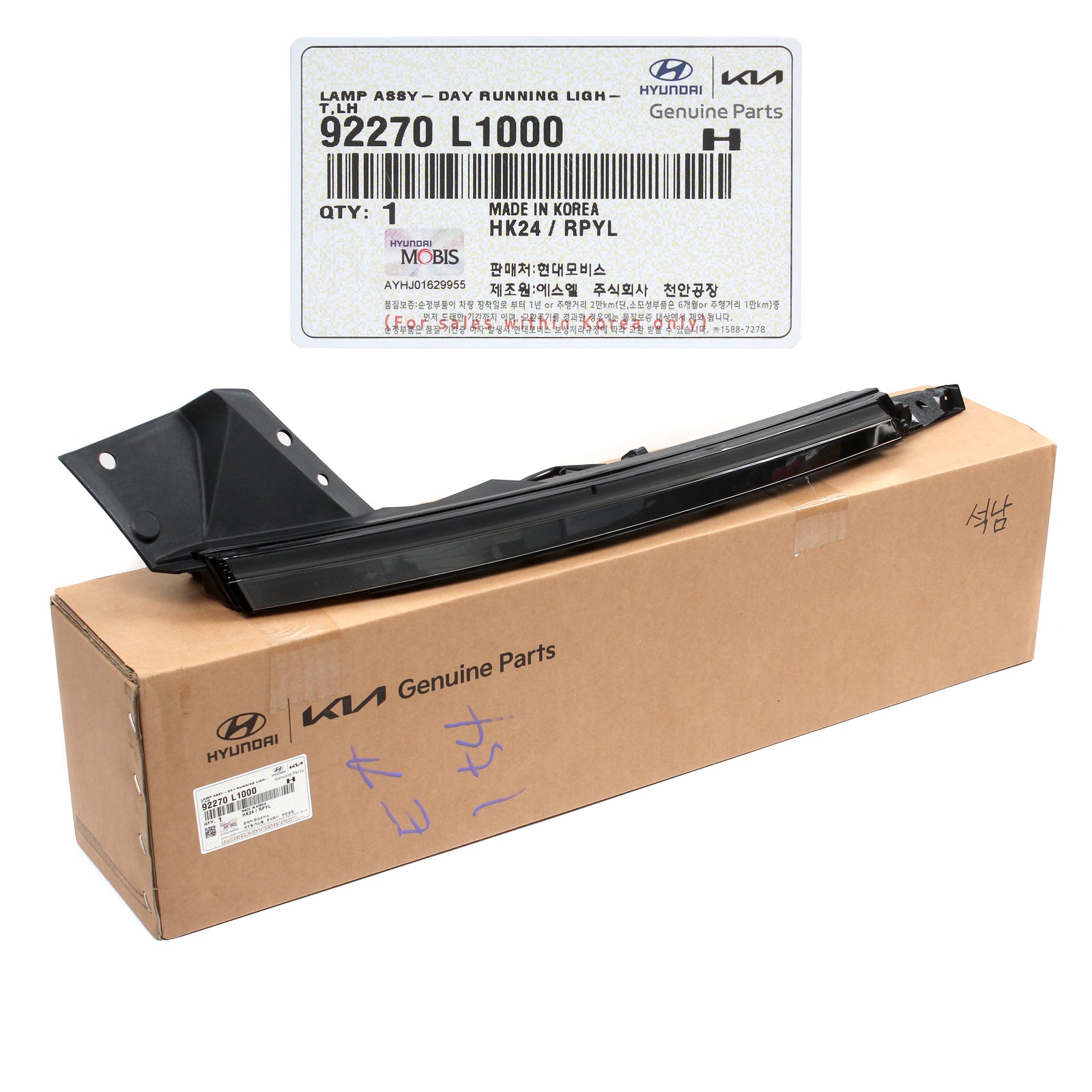 GENUINE DRL LED Fog Lamp LEFT DRIVER LH for 20-23 Hyundai Sonata 92270L1000