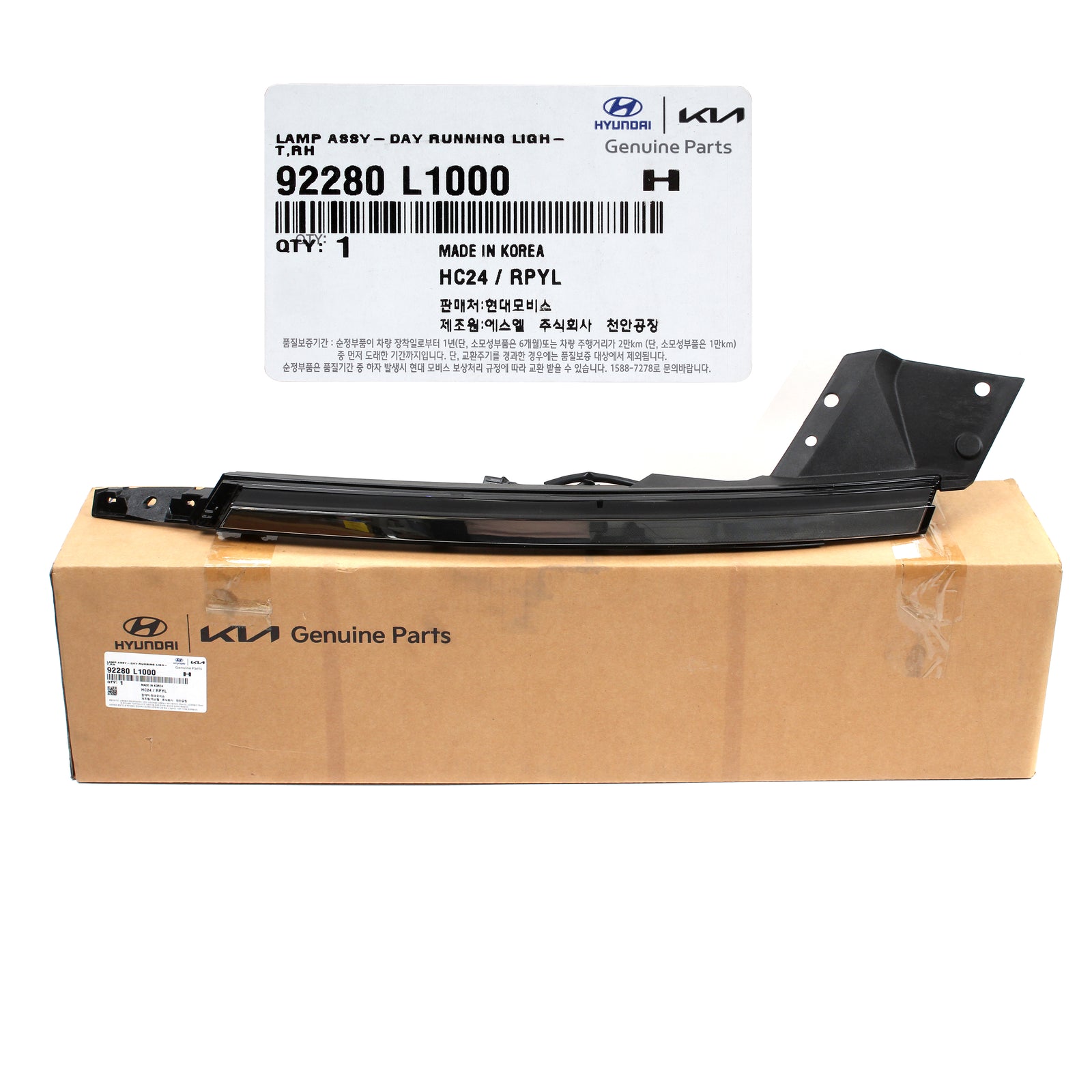 GENUINE DRL LED Fog Lamp RIGHT PASSENGER for 20-23 Hyundai Sonata 92280L1000