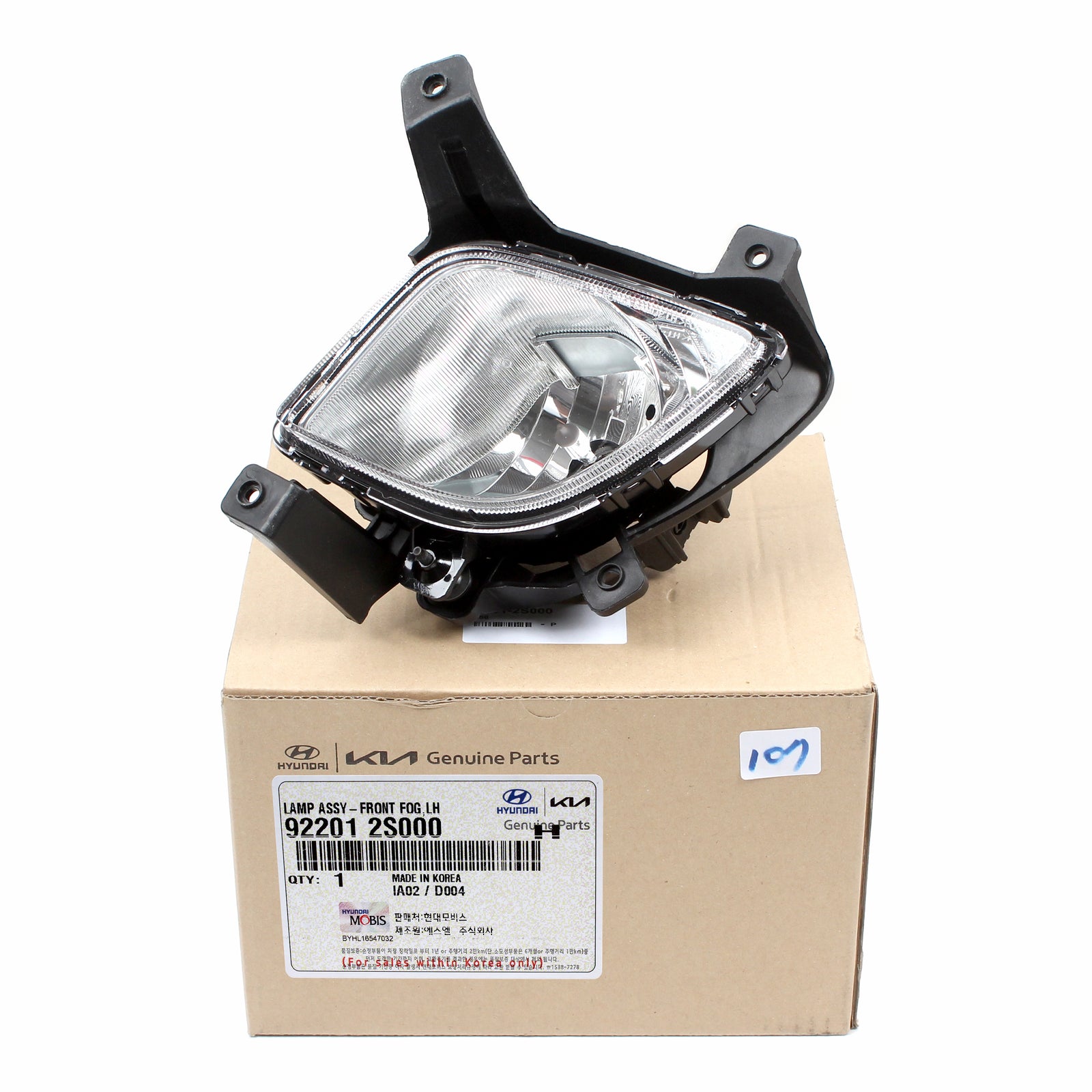 GENUINE Fog Light Lamp LEFT DRIVER for 2010-2015 Hyundai Tucson 922012S000