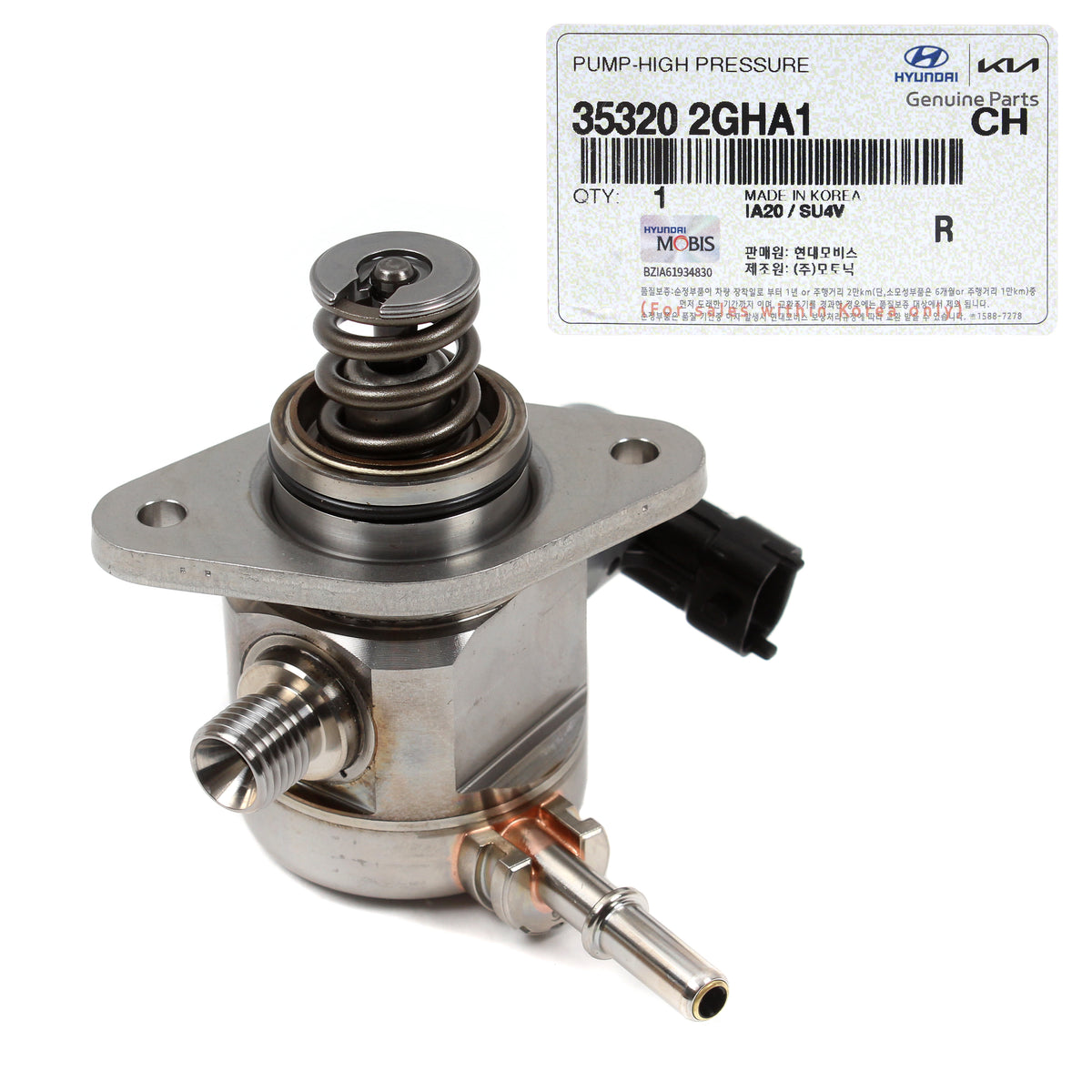 GENUINE High Pressure Fuel Pump for 2019 2020 Hyundai Veloster N 35320 ...
