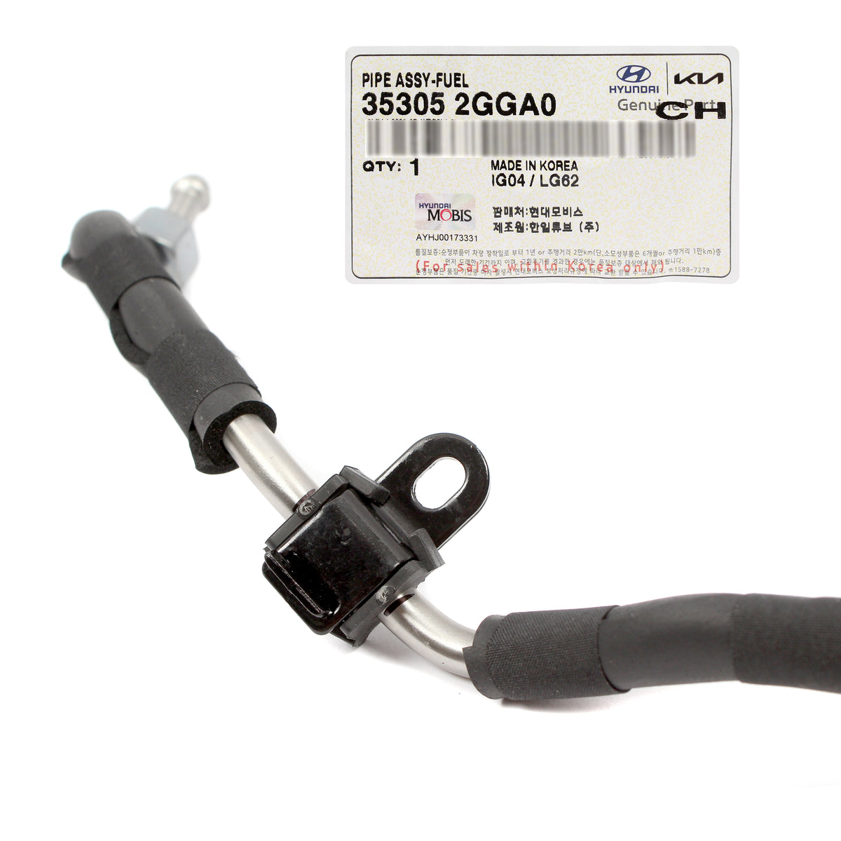 OEM High Pressure Pump Fuel Pipe Tube Rail for 2015-20 Hyundai Kia 353052GGA0