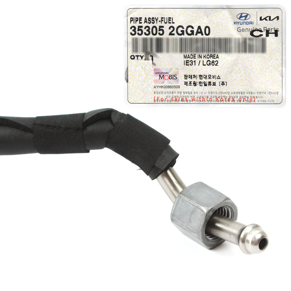 GENUINE Mechanical High Pressure Fuel Pump &amp; Tube for 15-22 Hyundai Kia 2.4L