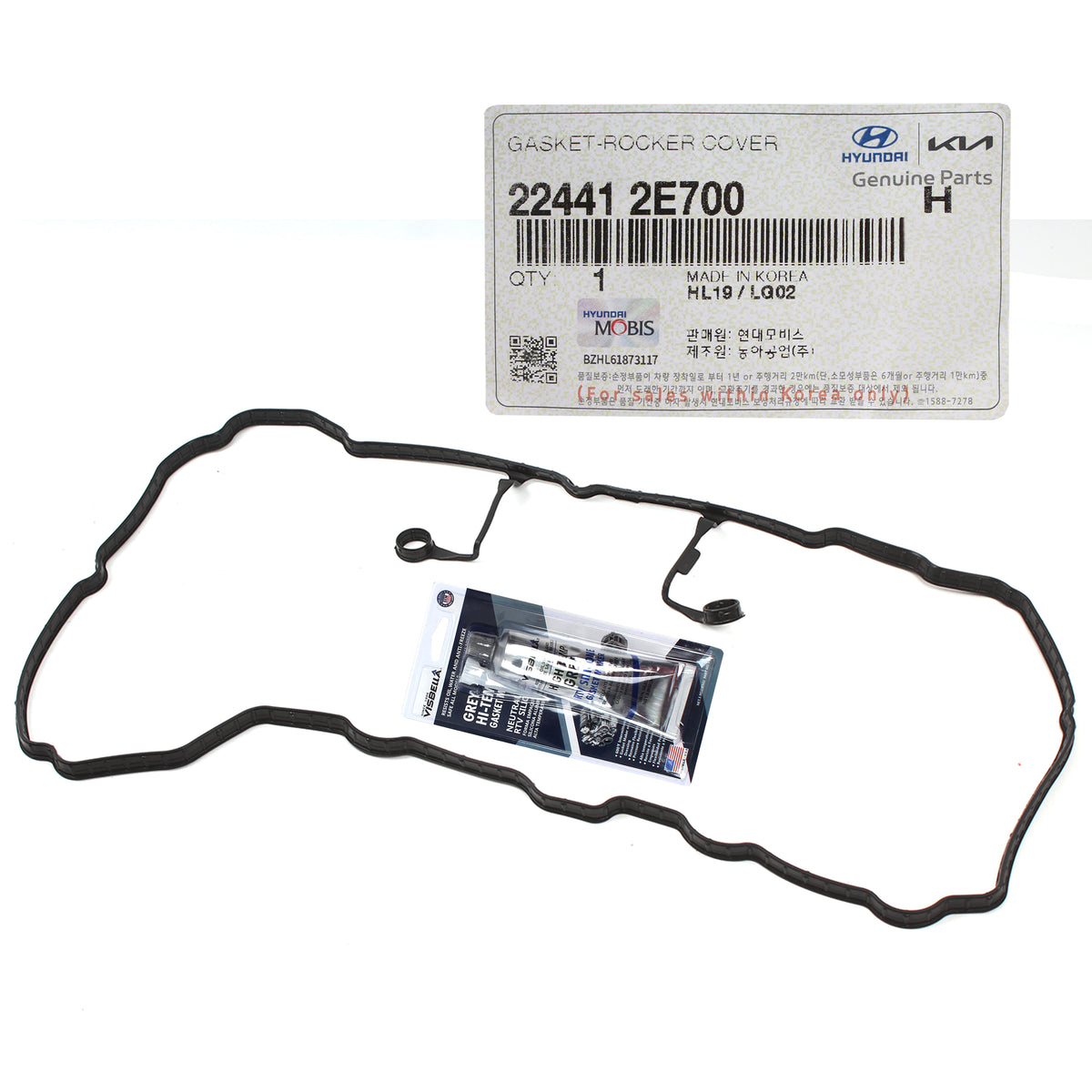 GENUINE Valve Cover Gasket for 17-22 Elantra Kona Veloster Forte Seltos Soul
