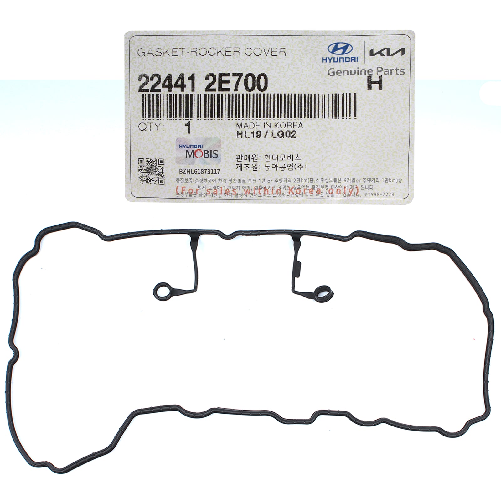 OEM Valve Cover Gasket for 17-22 Elantra Kona Veloster Forte Seltos Soul 2.0L