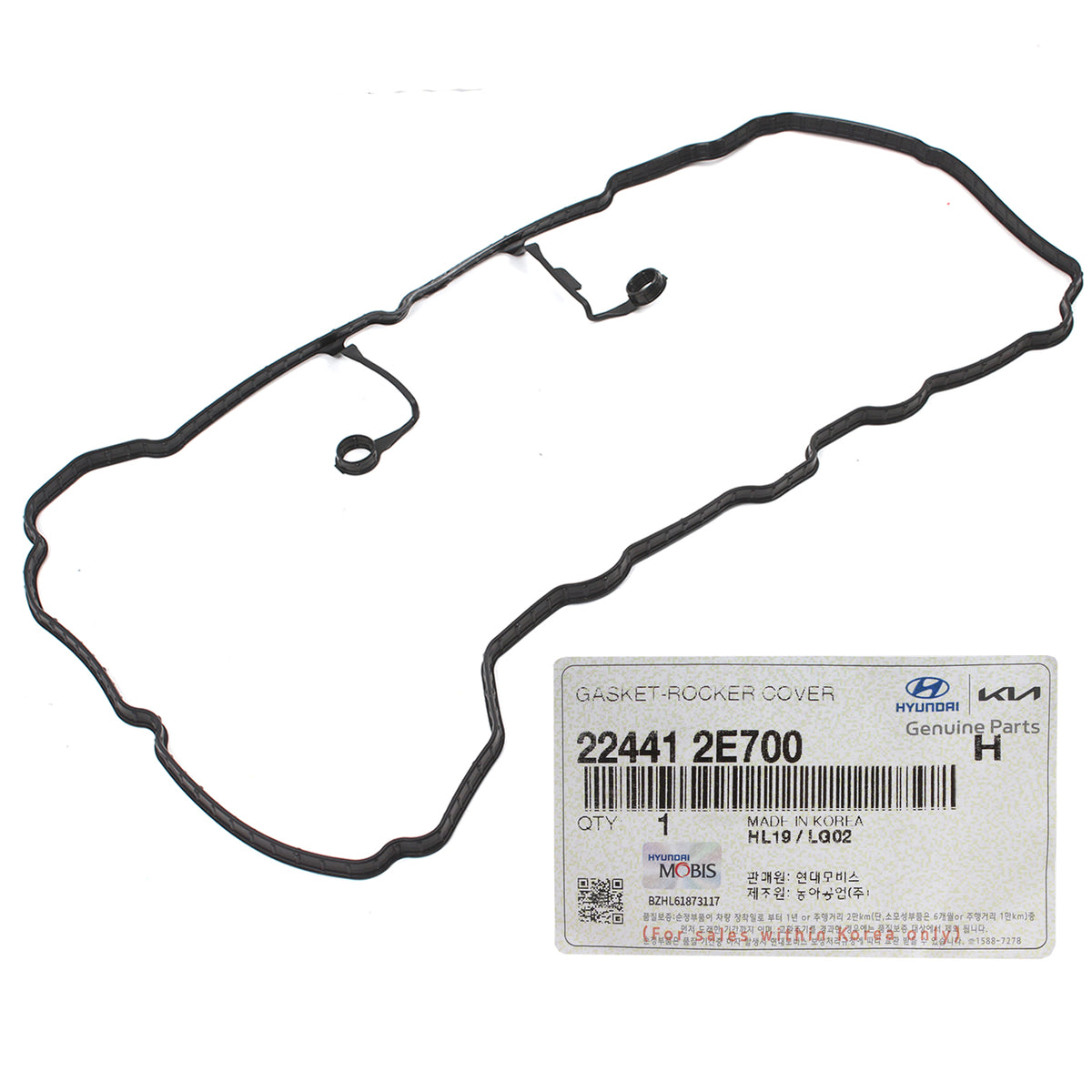 OEM Valve Cover Gasket for 17-22 Elantra Kona Veloster Forte Seltos Soul 2.0L