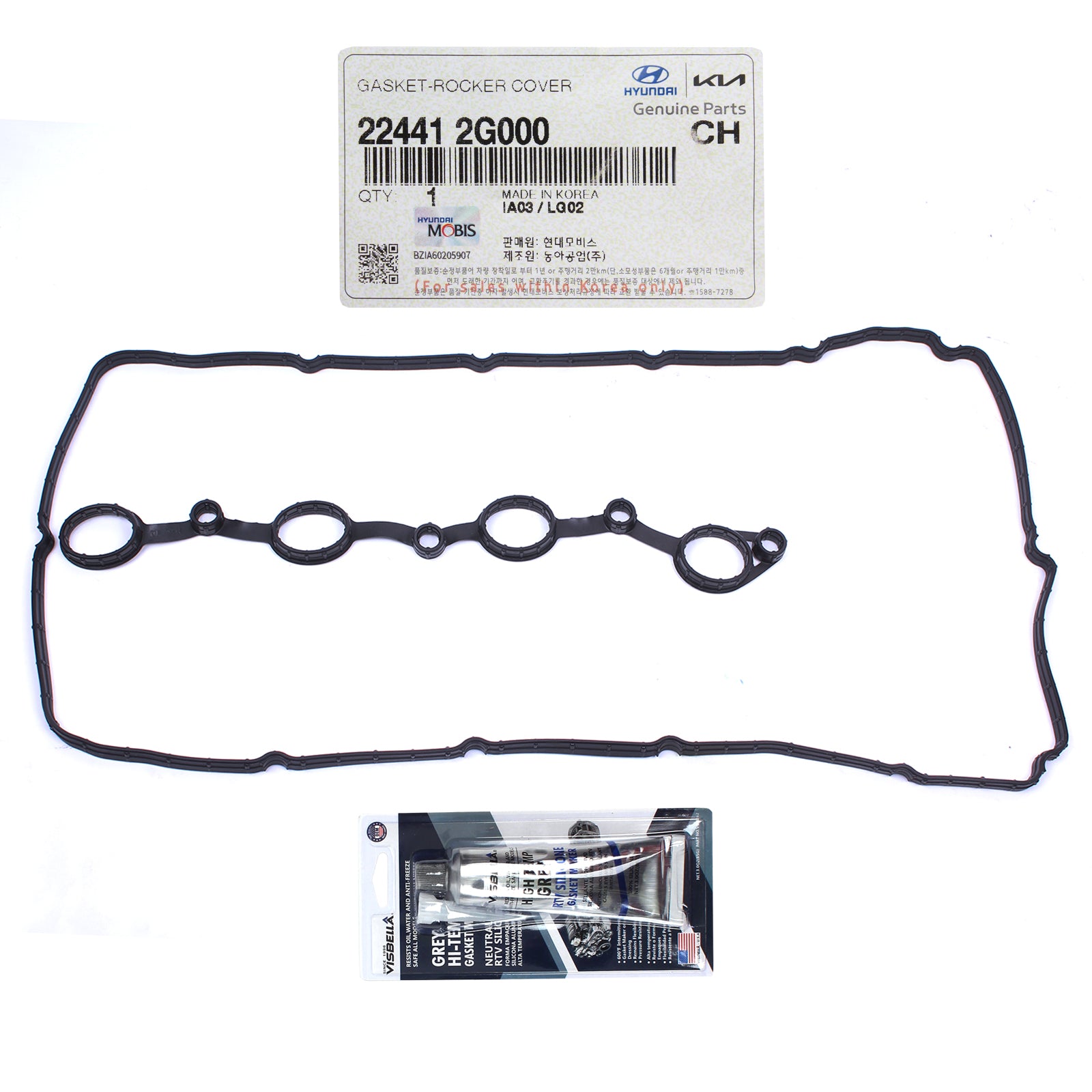 GENUINE Valve Cover Gasket for 08-13 Hyundai Kia 2.0L 2.4L Check Compatibility