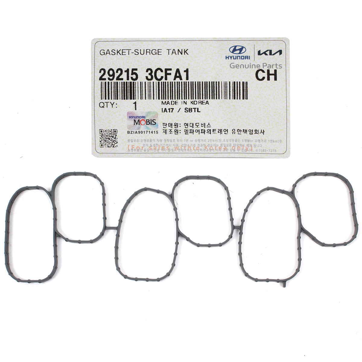 GENUINE Upper Intake Plenum Gasket for 2015-2023 Azera Palisade Santa Fe V6