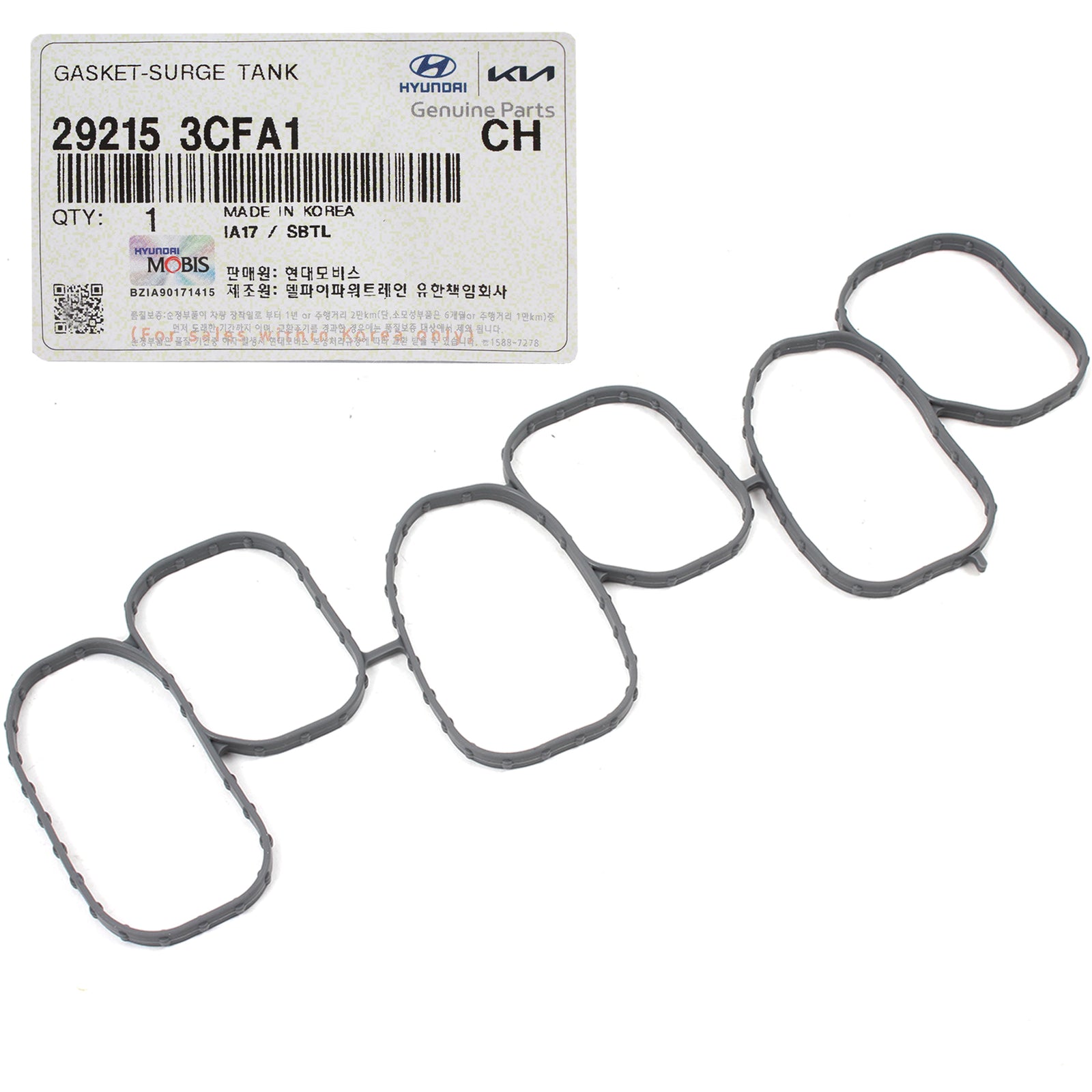 GENUINE Upper Intake Plenum Gasket for 2015-2023 Azera Palisade Santa Fe V6