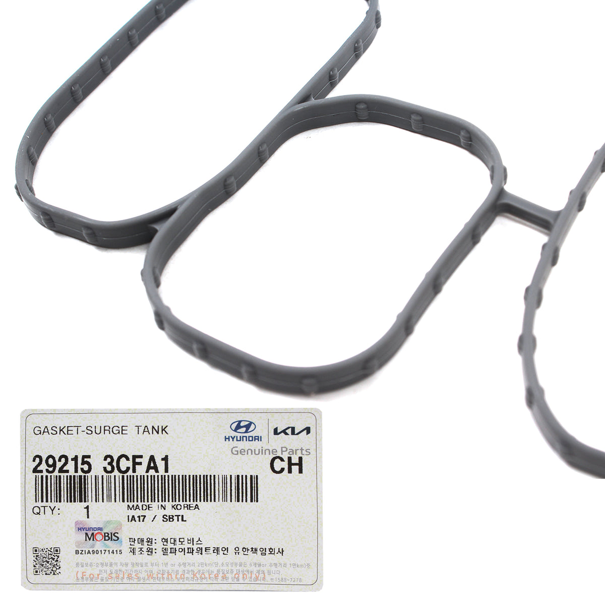 GENUINE Upper Intake Plenum Gasket for 2015-2023 Azera Palisade Santa Fe V6