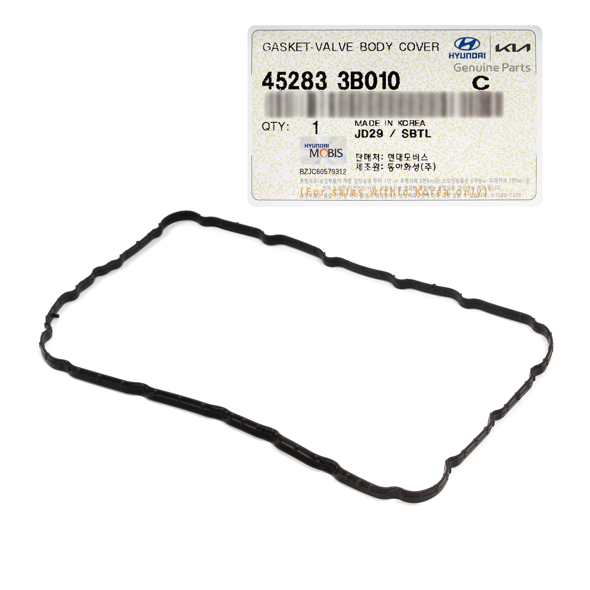 GENUINE Transmission Oil Pan Gasket for 10-19 Azera Santa Fe Sonata 452833B010