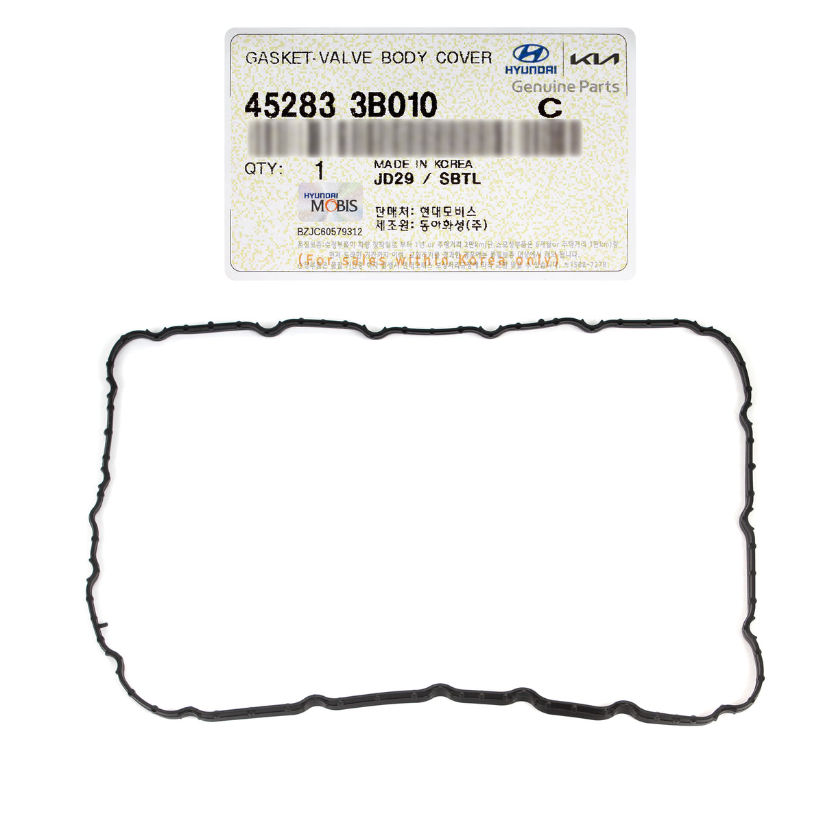 GENUINE Transmission Oil Pan Gasket for 10-19 Azera Santa Fe Sonata 452833B010