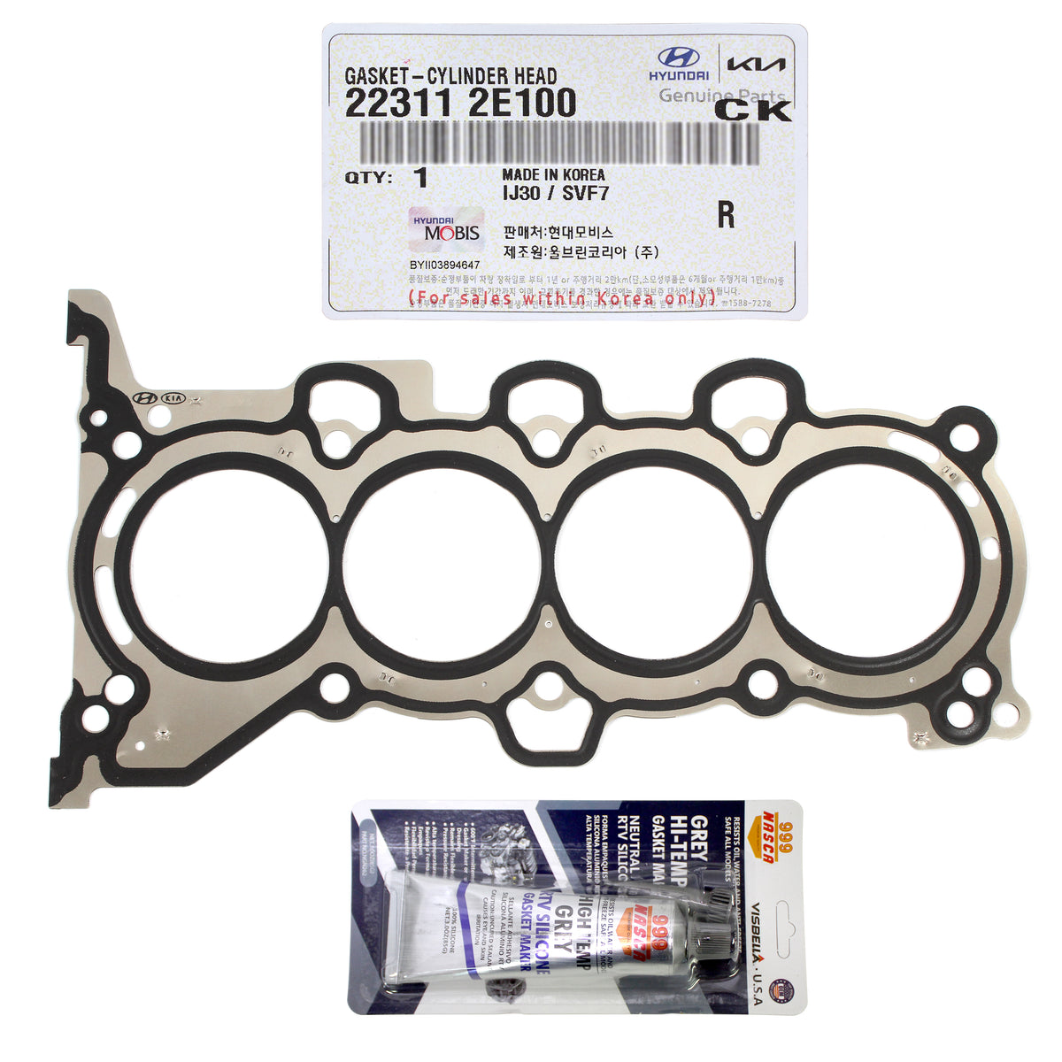 OEM Cylinder Head Gasket for 17-22 Elantra Tucson Forte Soul 2.0L 22311-2E100