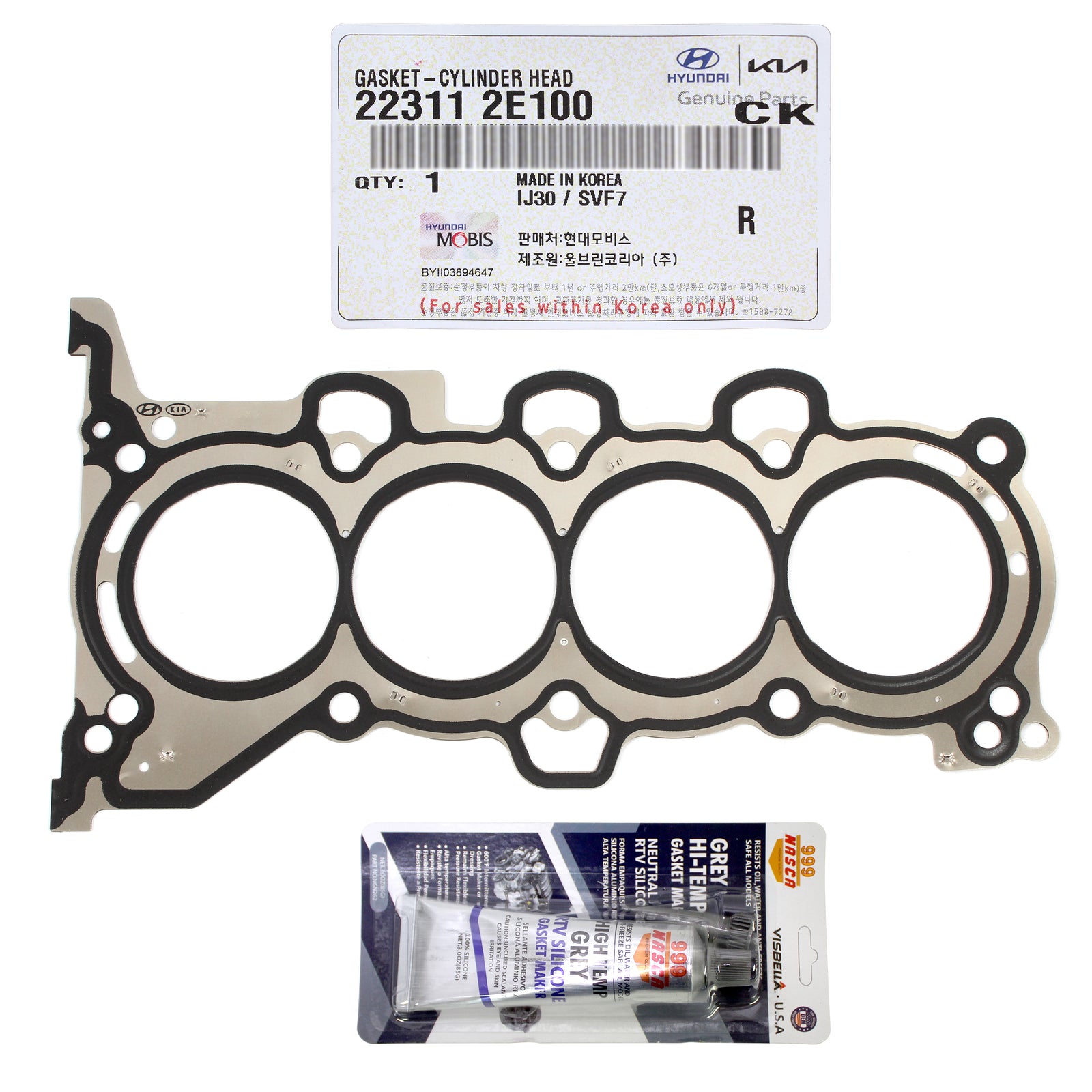 OEM Cylinder Head Gasket for 17-22 Elantra Tucson Forte Soul 2.0L 22311-2E100