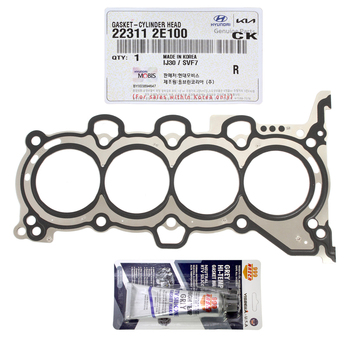 OEM Cylinder Head Gasket for 17-22 Elantra Tucson Forte Soul 2.0L 22311-2E100
