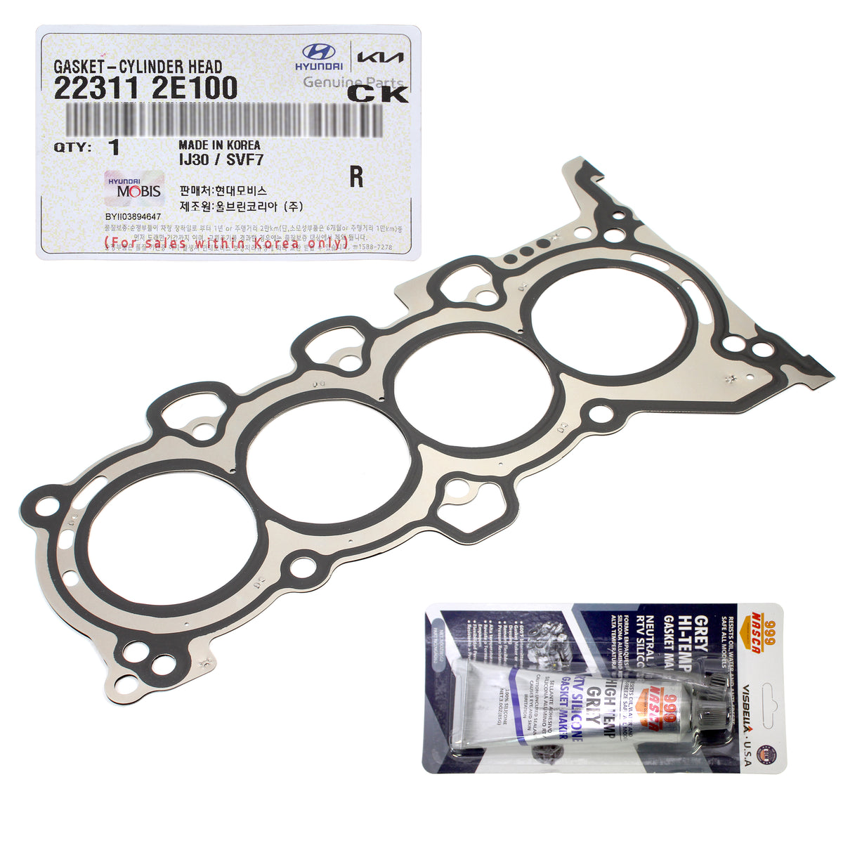 OEM Cylinder Head Gasket for 17-22 Elantra Tucson Forte Soul 2.0L 22311-2E100