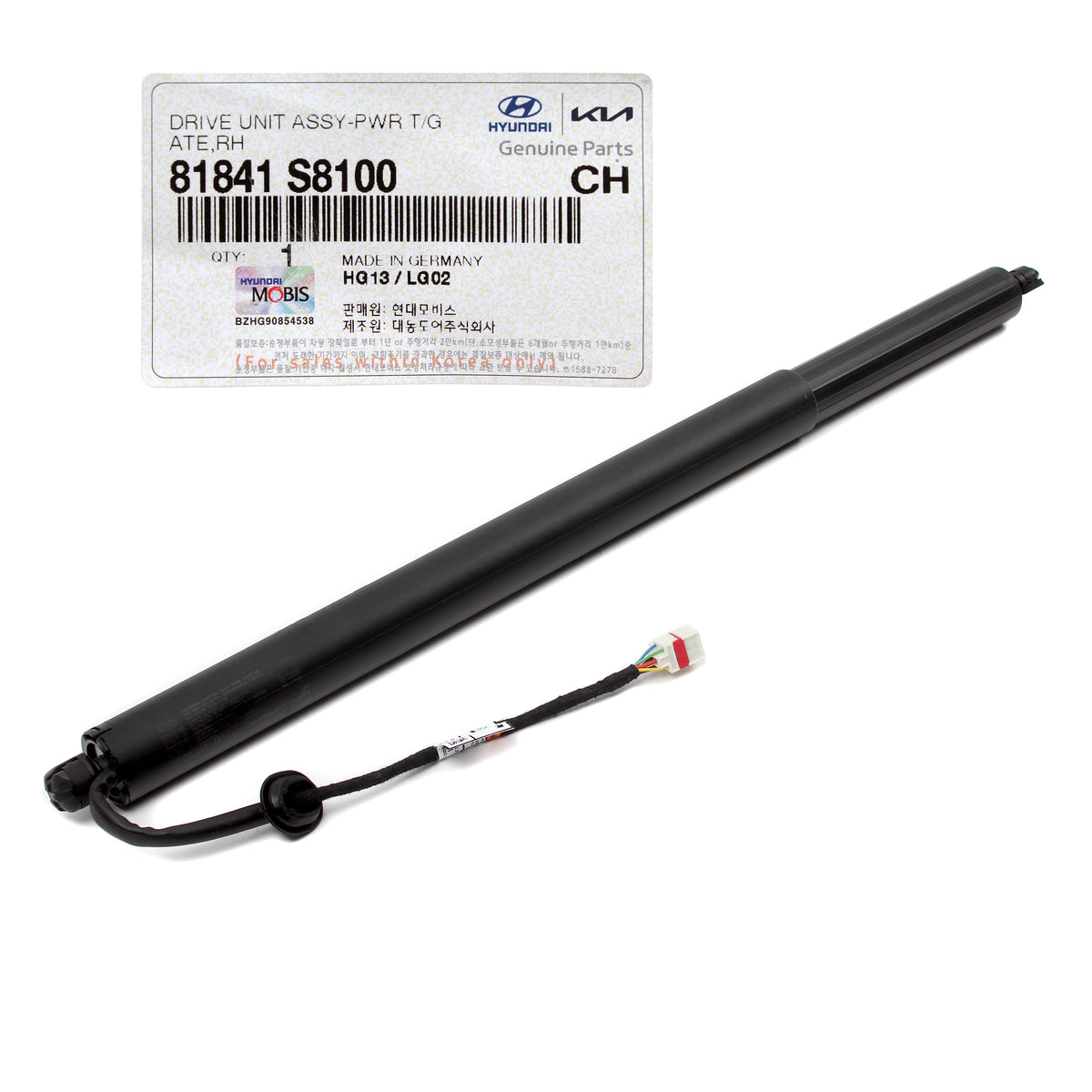 GENUINE Power Tailgate Lifts LH &amp; RH for 2020-2022 Hyundai Palisade 81841S8100