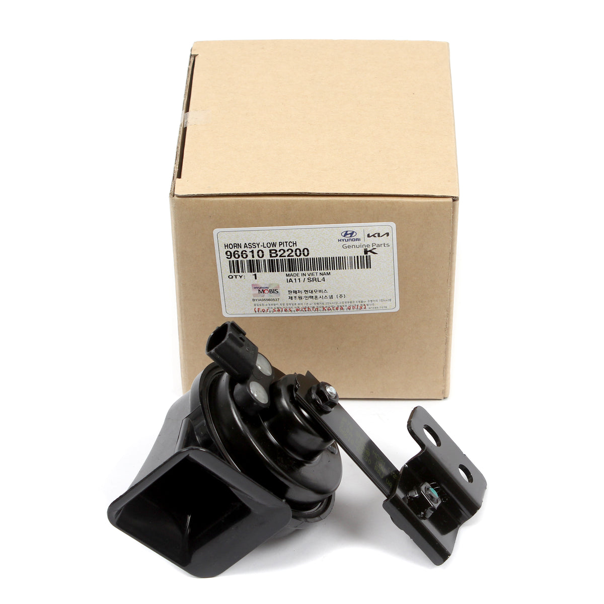 GENUINE Horn Assembly Lower Pitch for 2014-2019 Kia Soul 96610B2200