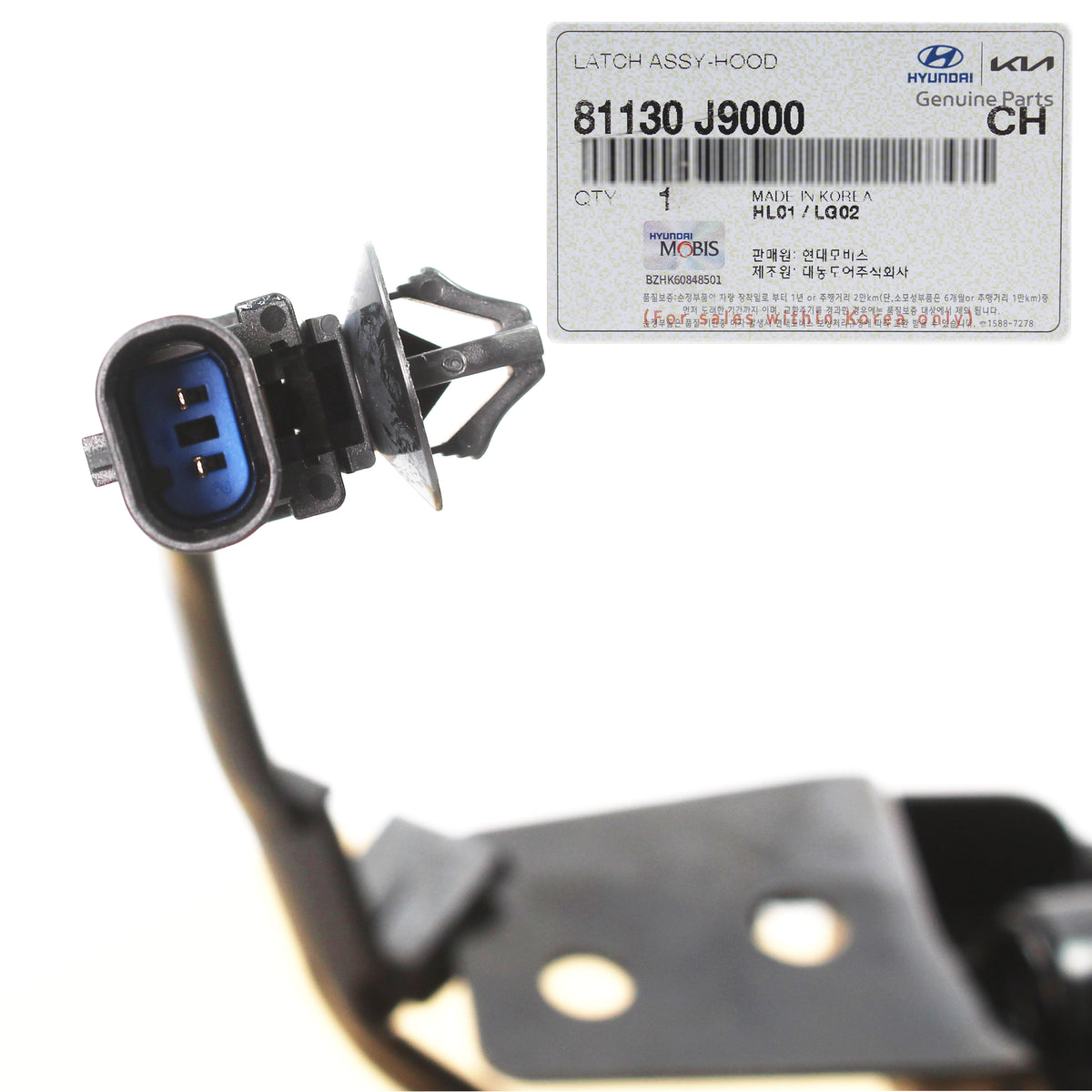 GENUINE Hood Lock Latch for 2018-2023 Hyundai Kona 81130J9000