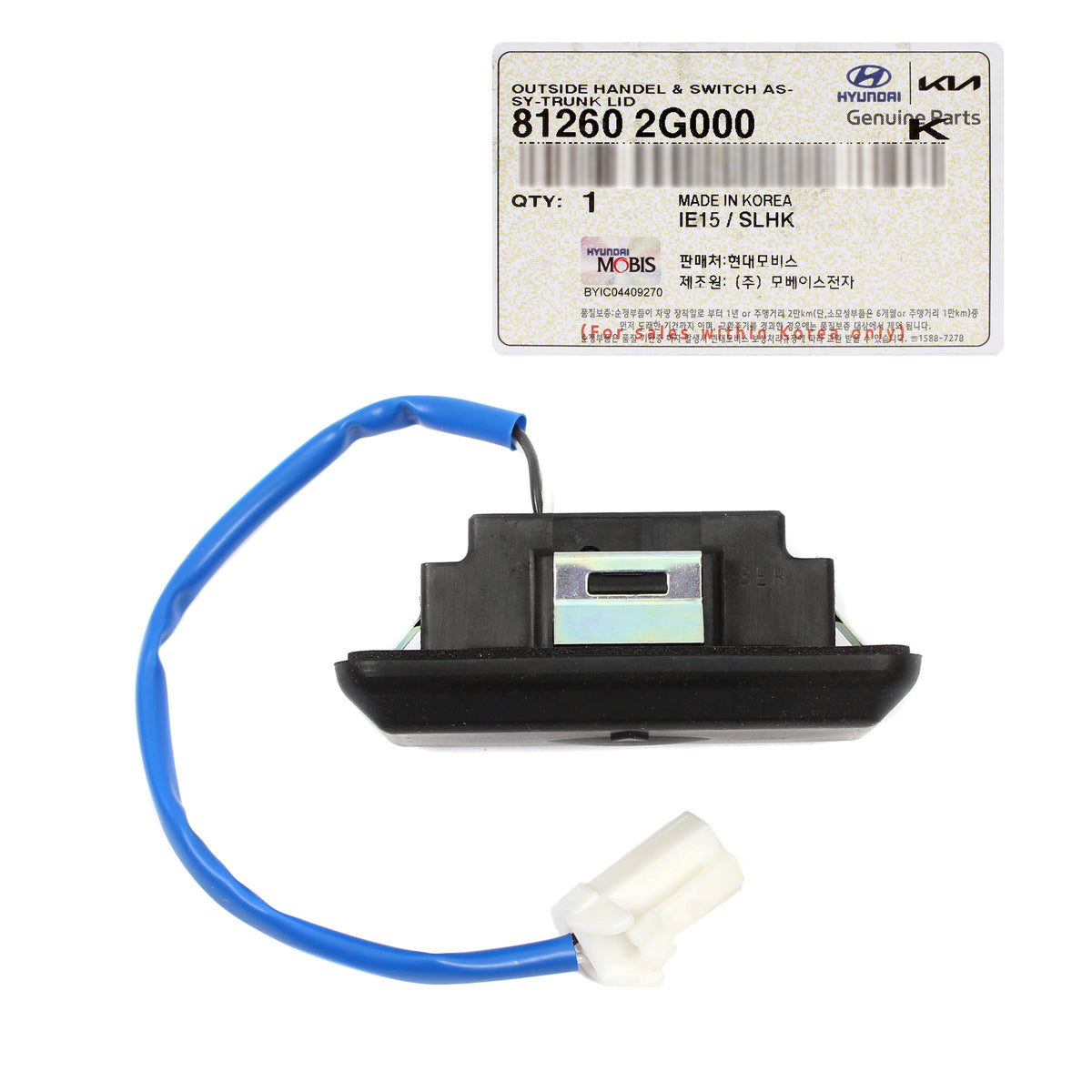 GENUINE Trunk Lid Release Handle for 2011-2016 Cadenza Forte Optima 812602G000