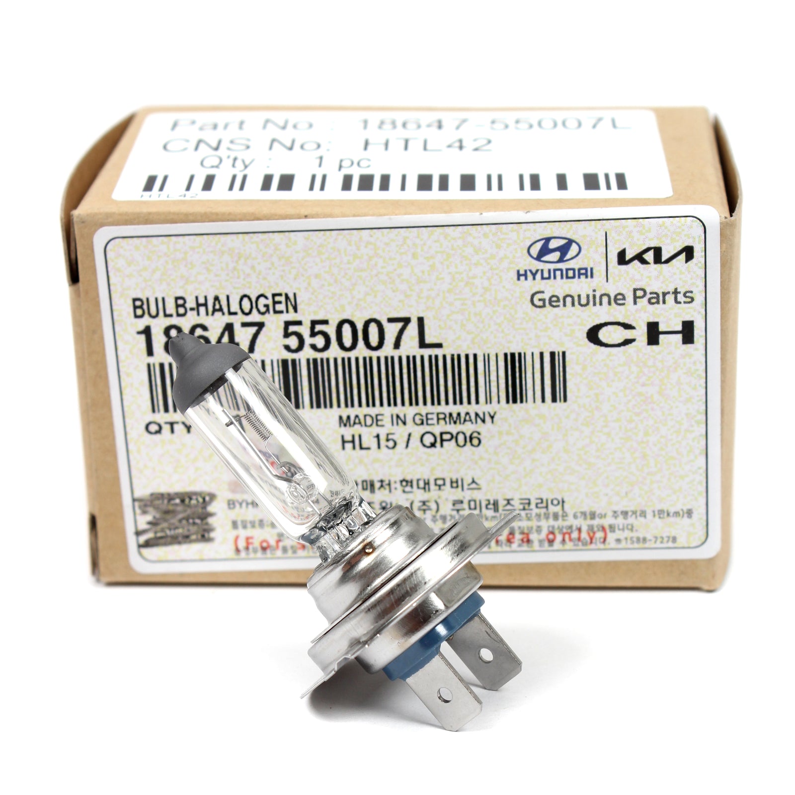 GENUINE Headlight Bulb H7 for 1999-2023 Hyundai Kia Check Compatibility
