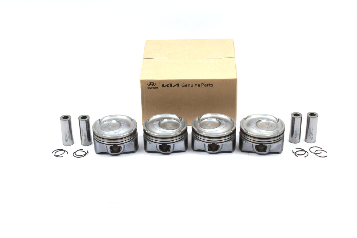 OEM Piston Set for 13-20 Elantra Veloster Forte Koup Soul 1.6 Turbo 230412BAA0