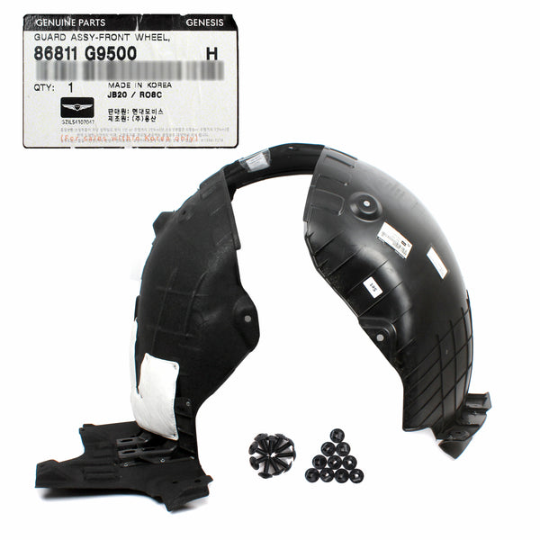 Genuine Hyundai Front Left Fender Liner For 2022-2024 Tucson (86811N9000) - Driver Side
