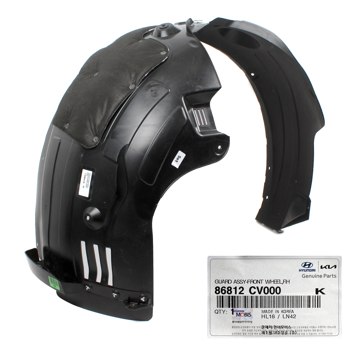 GENUINE Front Fender Liner LEFT &amp; RIGHT Side for 2022 2023 Kia EV6 86812CV000