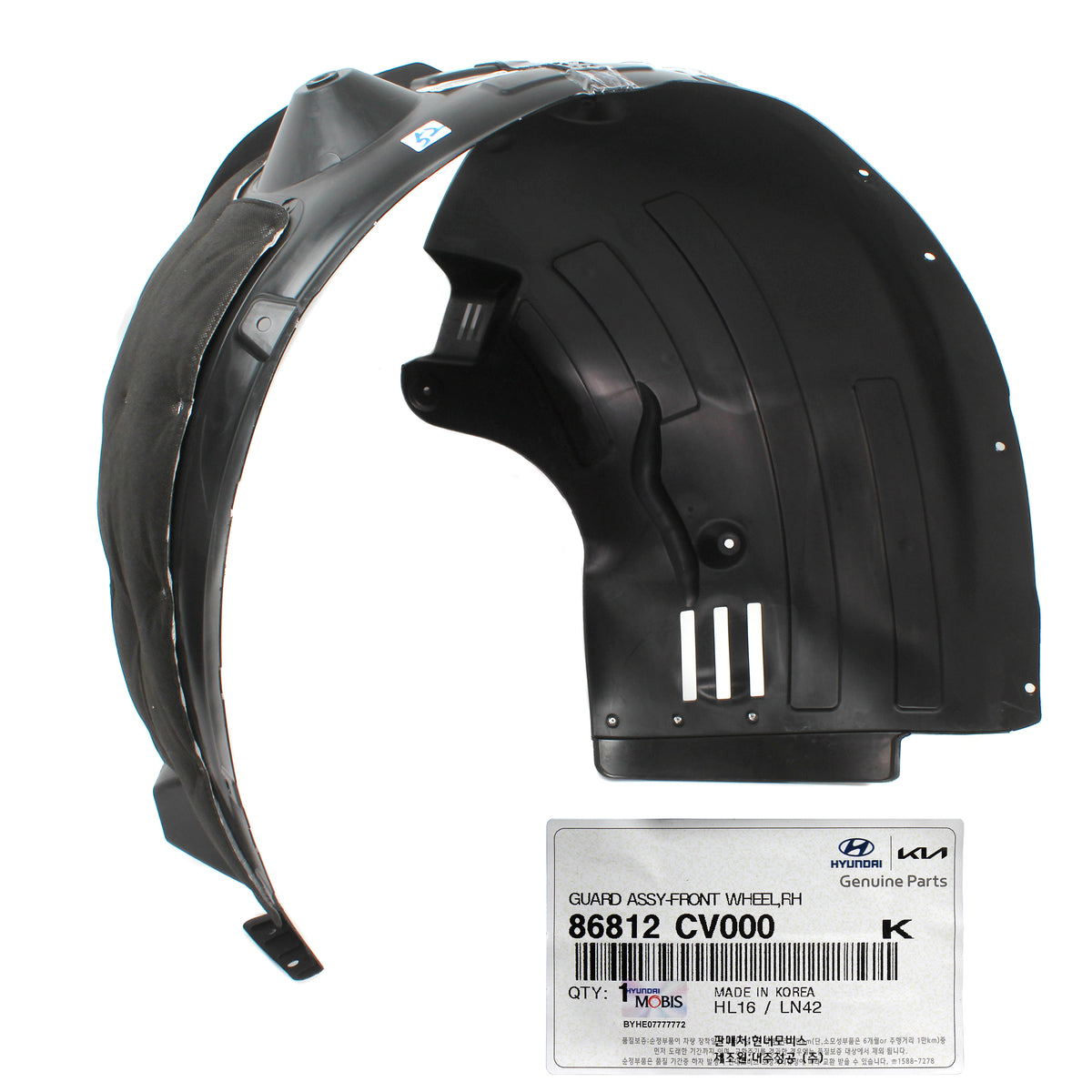 GENUINE Front Fender Liner LEFT &amp; RIGHT Side for 2022 2023 Kia EV6 86812CV000