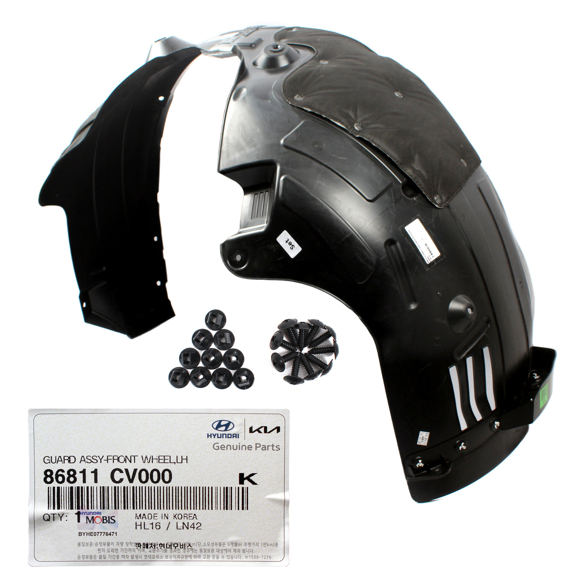 GENUINE Front Fender Liner LEFT &amp; RIGHT Side for 2022 2023 Kia EV6 86812CV000