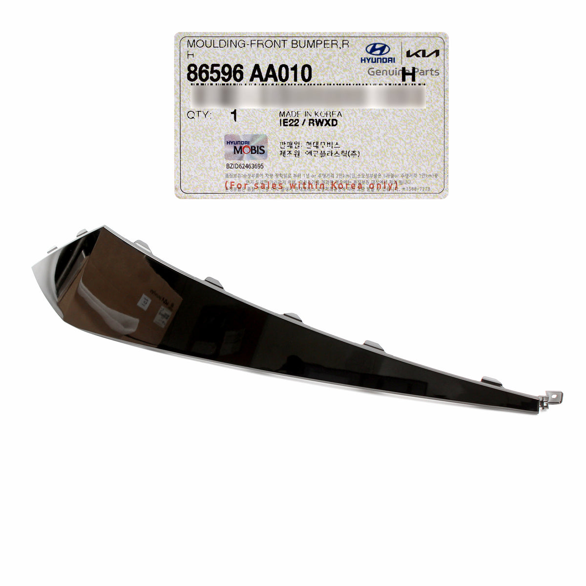 GENUINE FRONT Bumper Trim Moldings LEFT &amp; RIGHT for 2021-2023 Hyundai Elantra