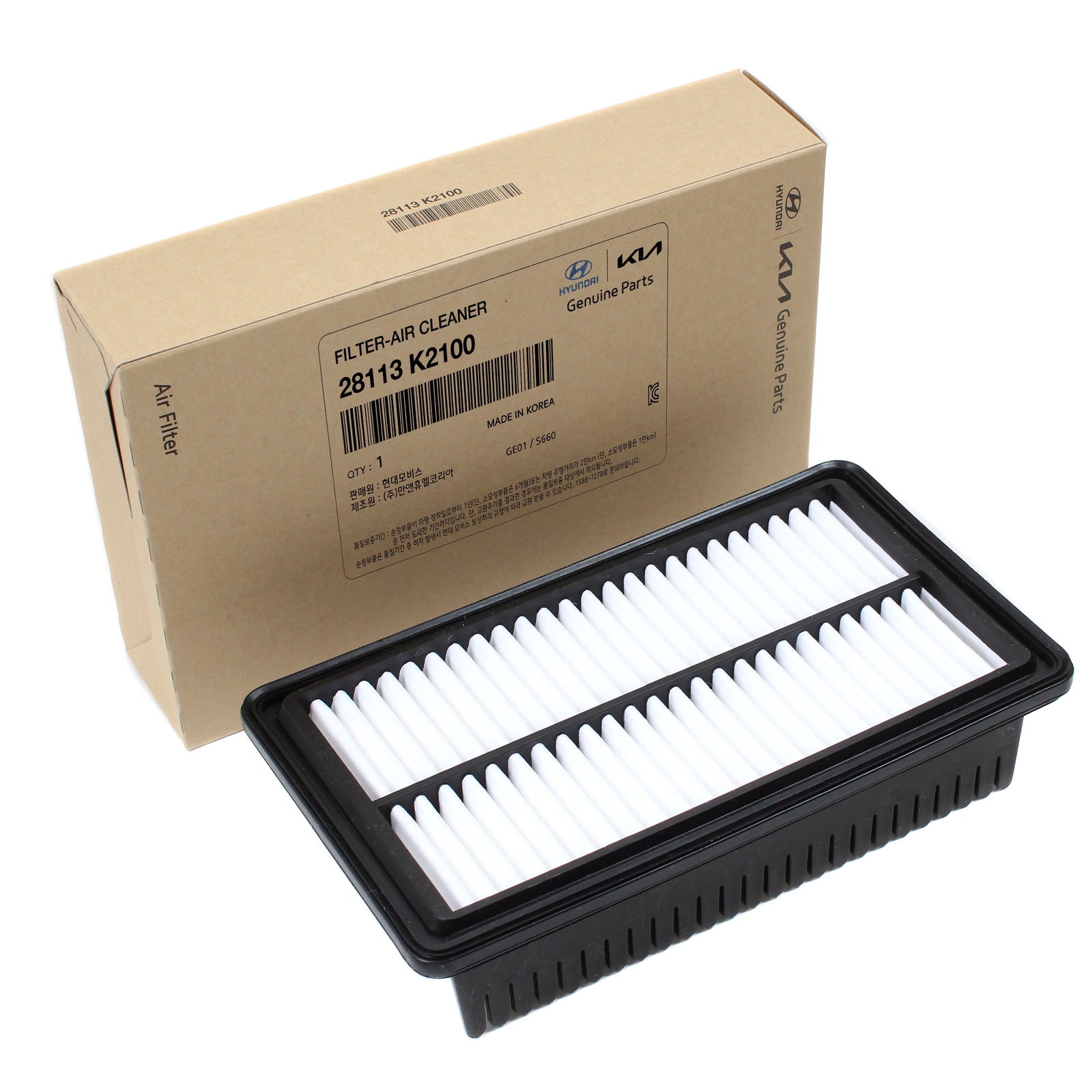 GENUINE Air Cleaner Filter for 2020-2023 Hyundai Venue 28113K2100