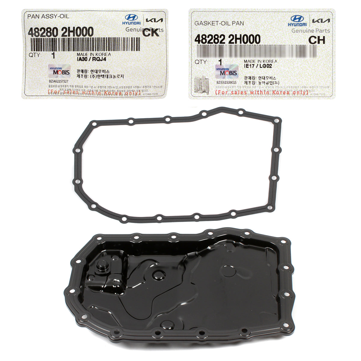 OEM Trans Pan &amp; Gasket for 18-23 Accent Elantra Kona Venue forte Rio Seltos Soul