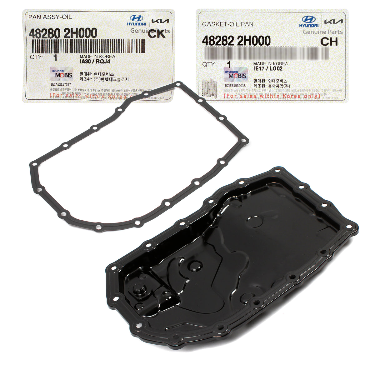 OEM Trans Pan &amp; Gasket for 18-23 Accent Elantra Kona Venue forte Rio Seltos Soul