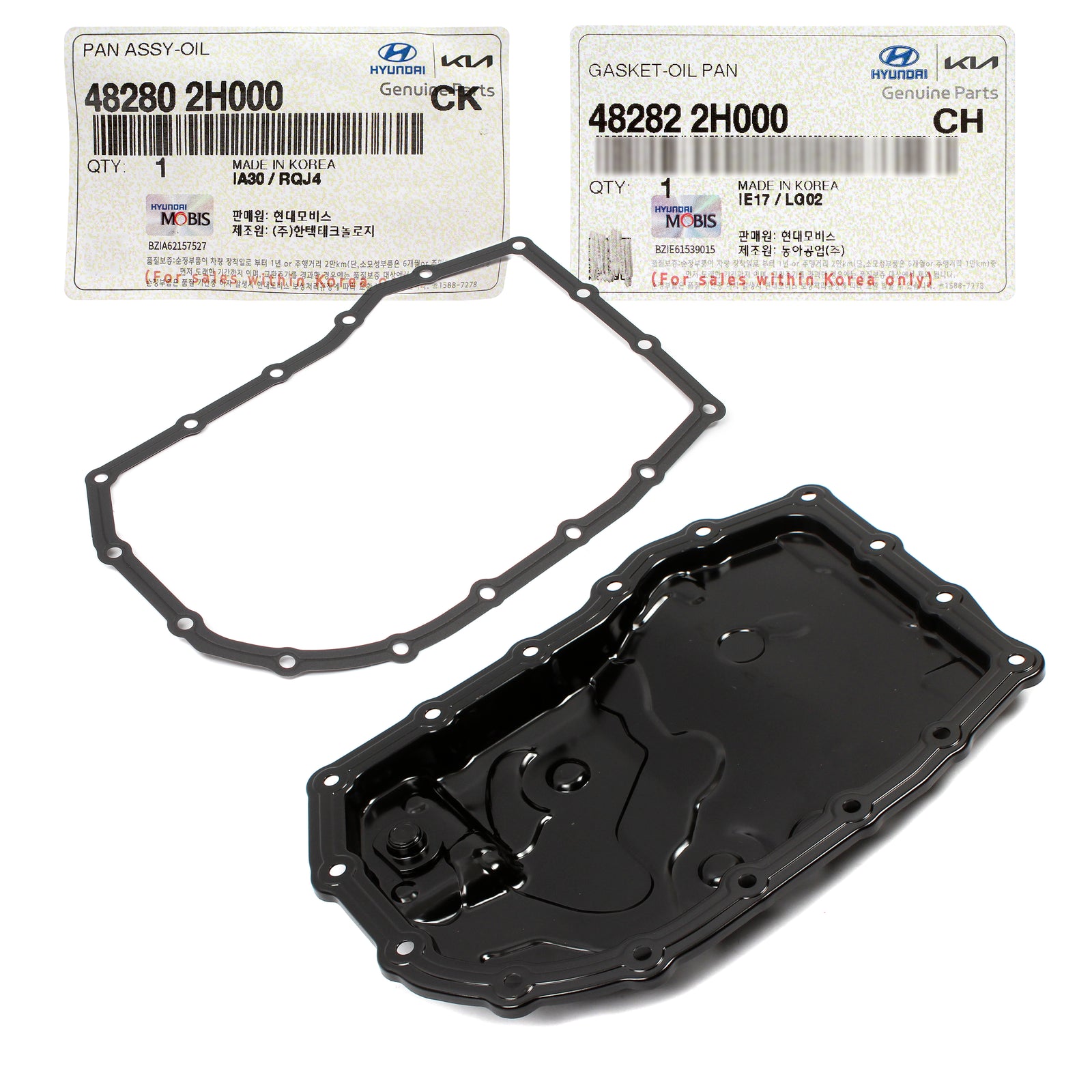 OEM Trans Pan & Gasket for 18-23 Accent Elantra Kona Venue forte Rio Seltos Soul