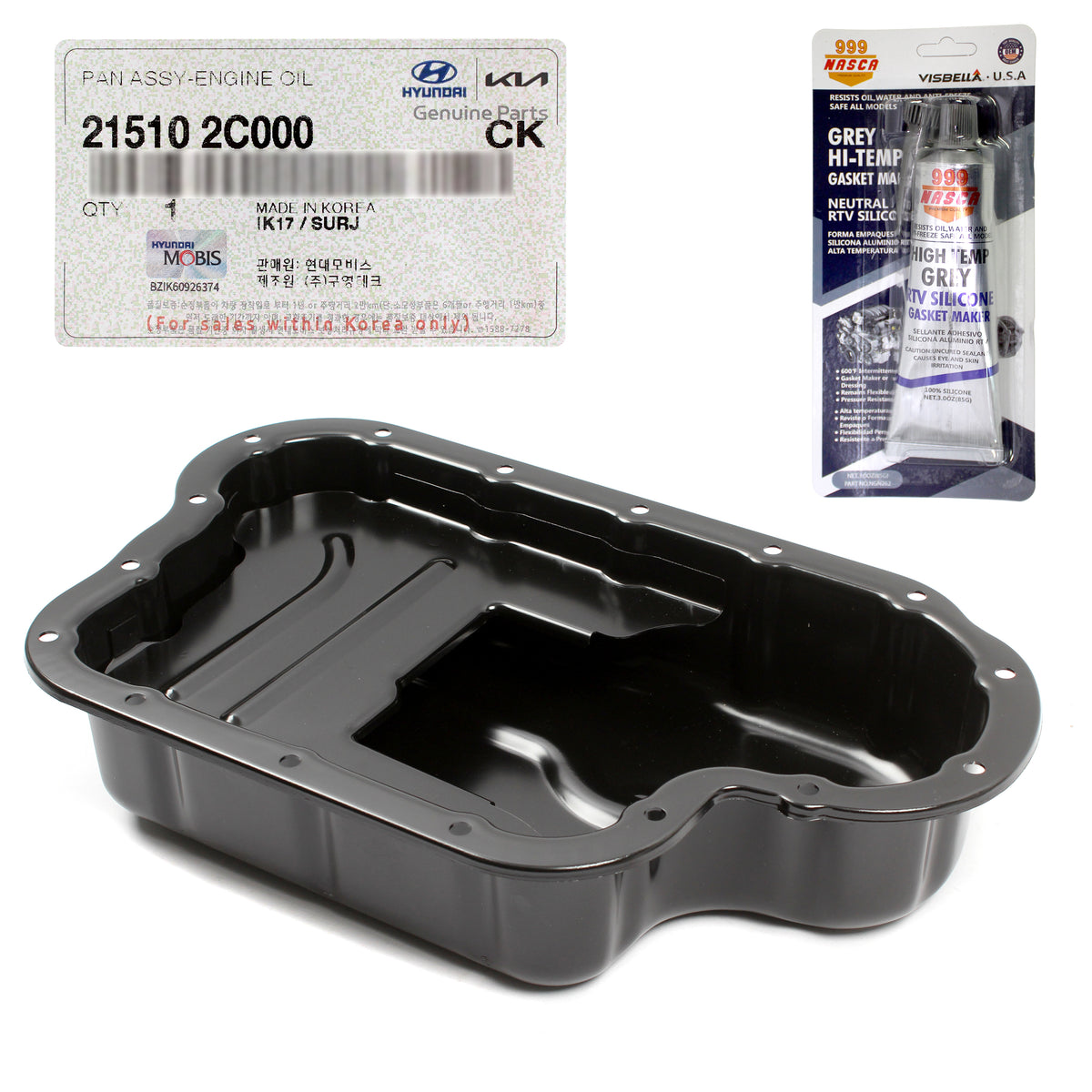 GENUINE Engine Oil Pan for 2010-2014 Hyundai Genesis Coupe 2.0L 215102C000