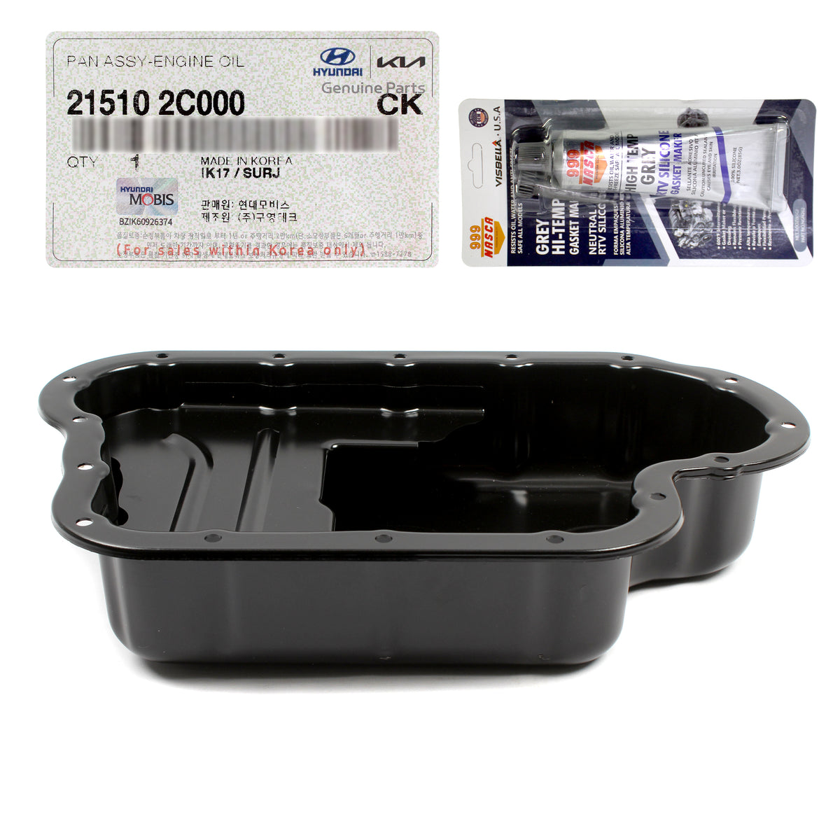 GENUINE Engine Oil Pan for 2010-2014 Hyundai Genesis Coupe 2.0L 215102C000