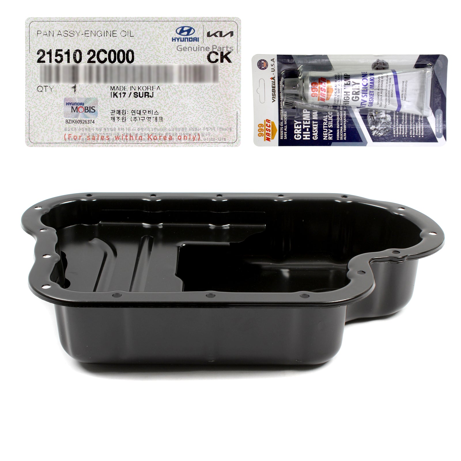 GENUINE Engine Oil Pan for 2010-2014 Hyundai Genesis Coupe 2.0L 215102C000