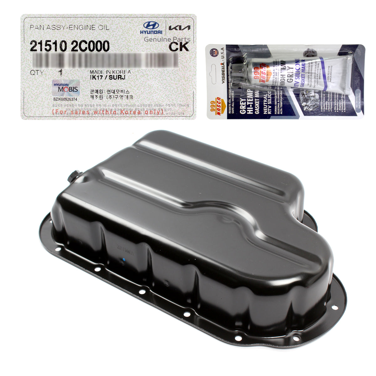 GENUINE Engine Oil Pan for 2010-2014 Hyundai Genesis Coupe 2.0L 215102C000