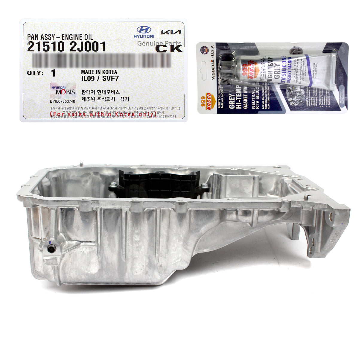 GENUINE Engine Oil Pan for 2021-2023 Hyundai Elantra Kona 2.0L 215102J001