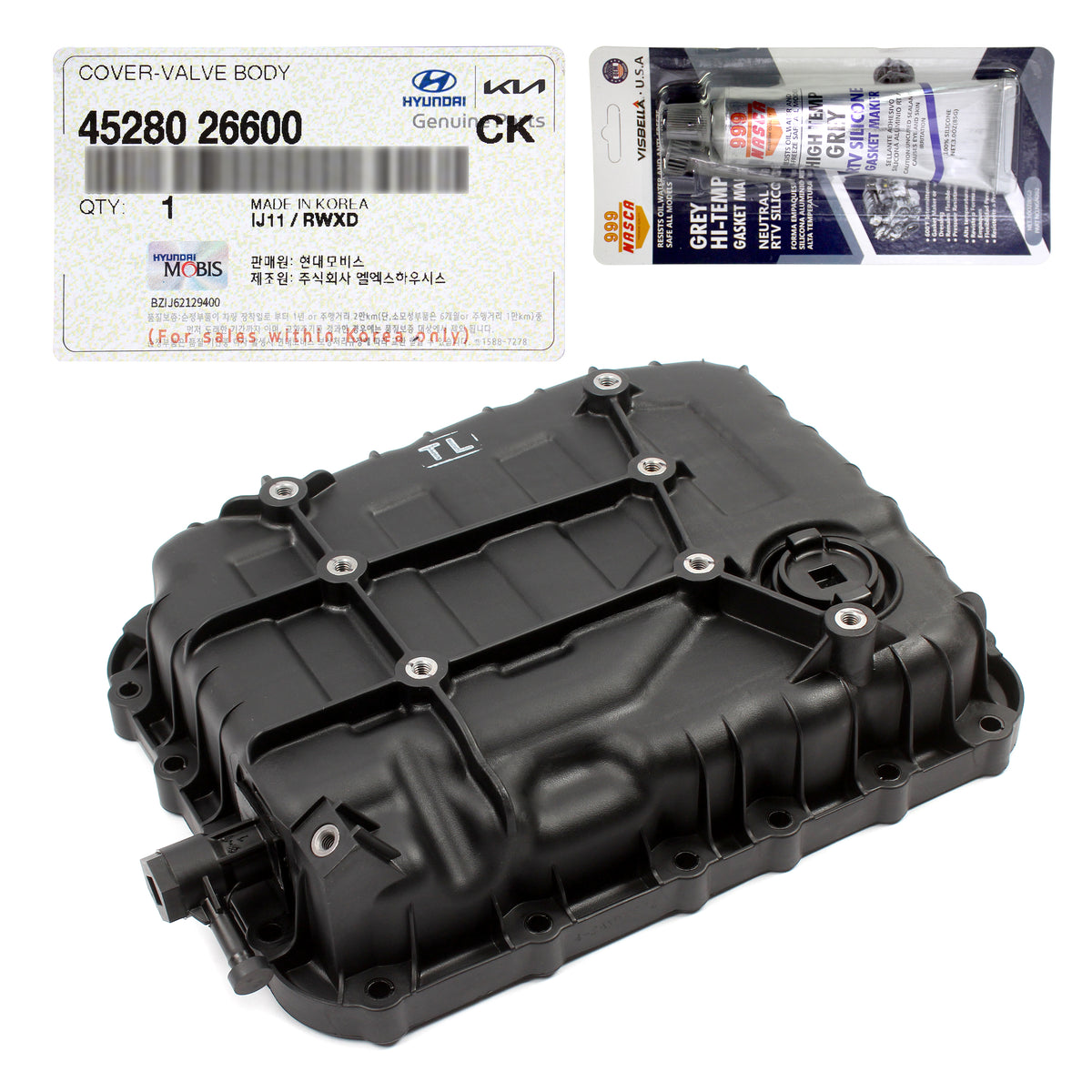 OEM Valve Body Transmission Oil Pan for 16-21 Hyundai Tucson FWD 4528026600