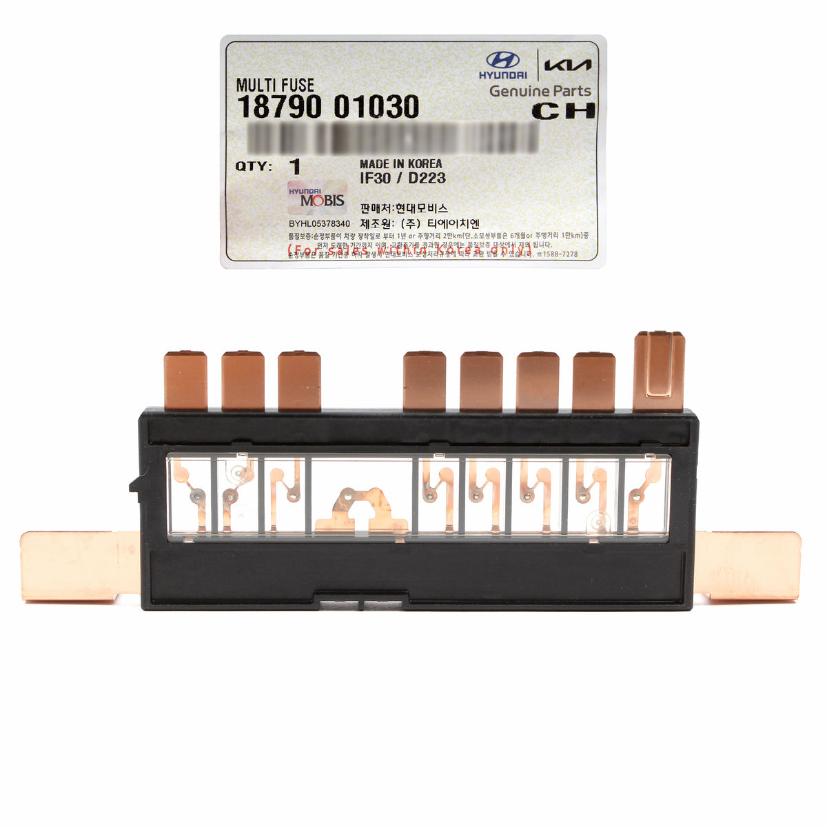 GENUINE Multi Fuse 150AMP for 2015-2017 Accent 2012-2017 Veloster 1879001030