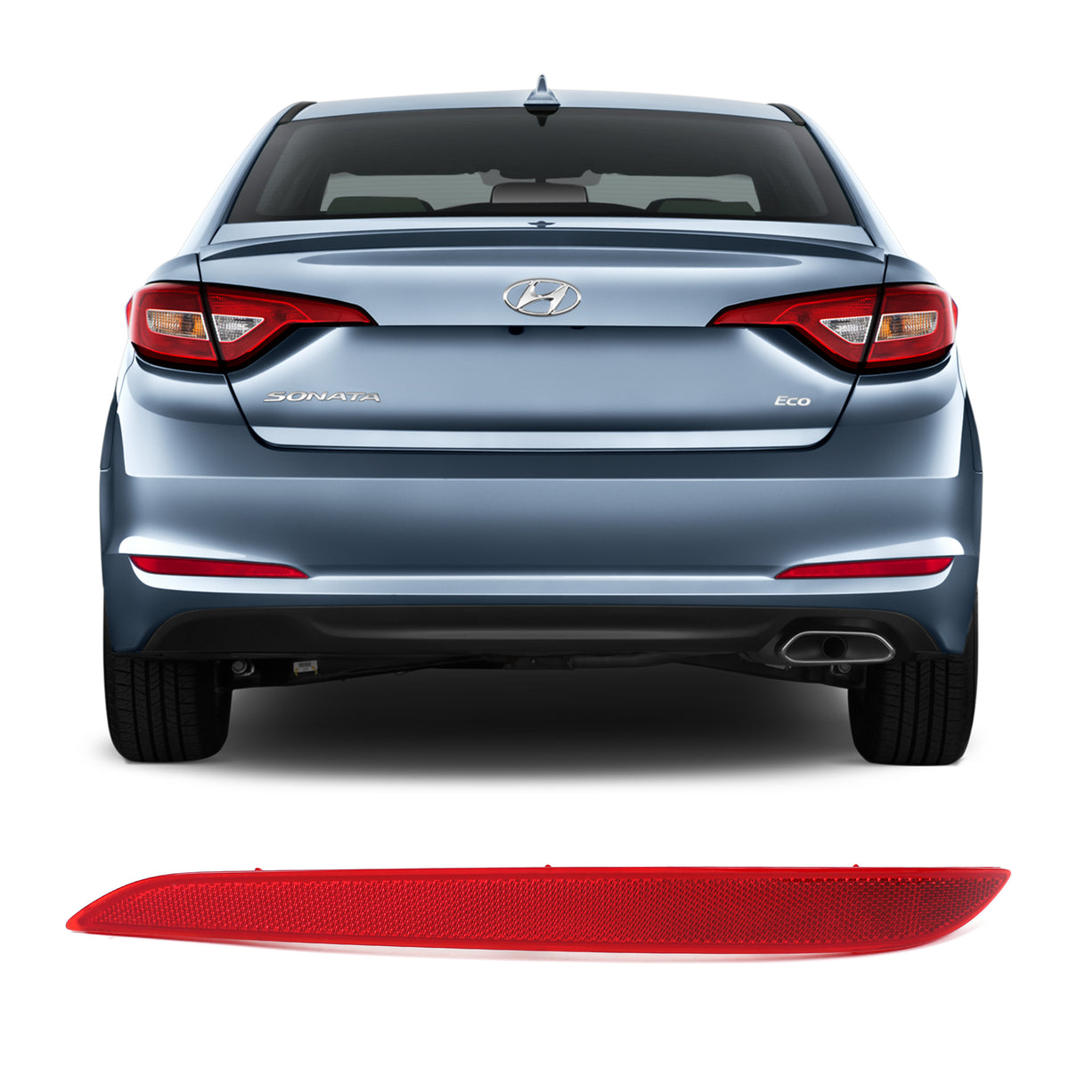 Fits 15-17 Hyundai Sonata GENUINE REAR Bumper Reflector PASSENGER 92406C1000