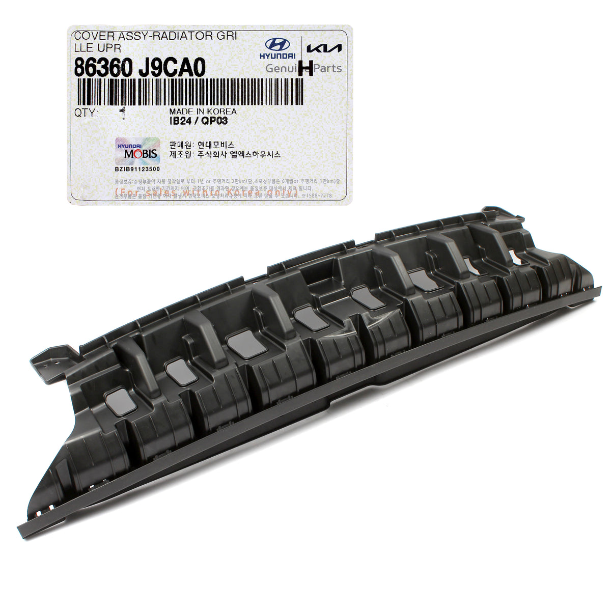 GENUINE Front Bumper Upper &amp; Lower Grilles Upper Cover for 22-23 Hyundai Kona