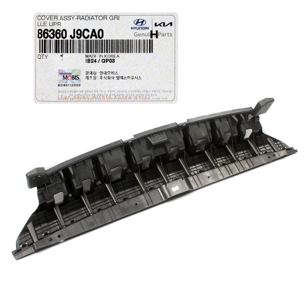 GENUINE Radiator Grille Upper Cover for 2022 2023 Hyundai Kona 86360J9CA0