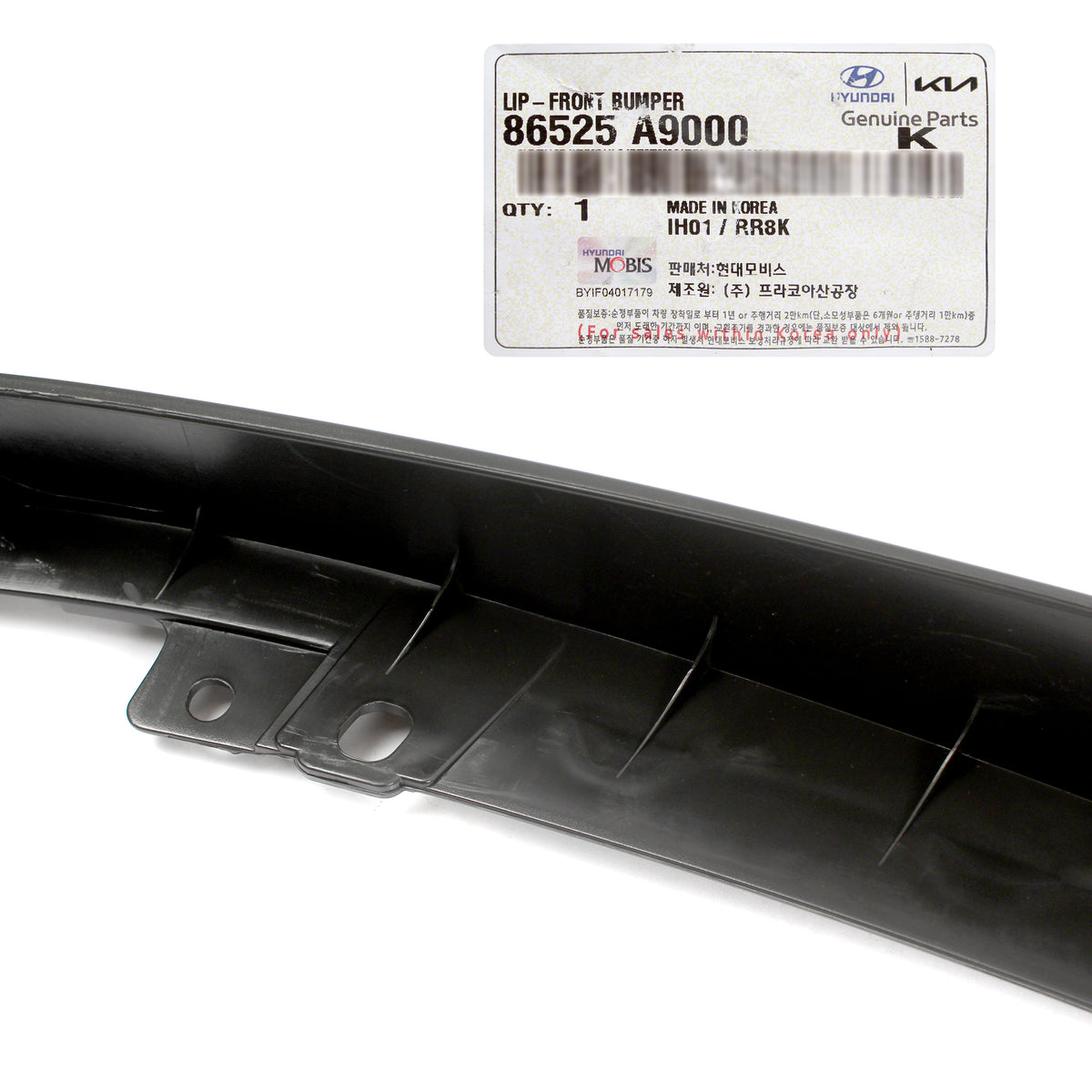 GENUINE Front Bumper Lower Lip Spoiler for 2015-2018 Kia Sedona 86525A9000