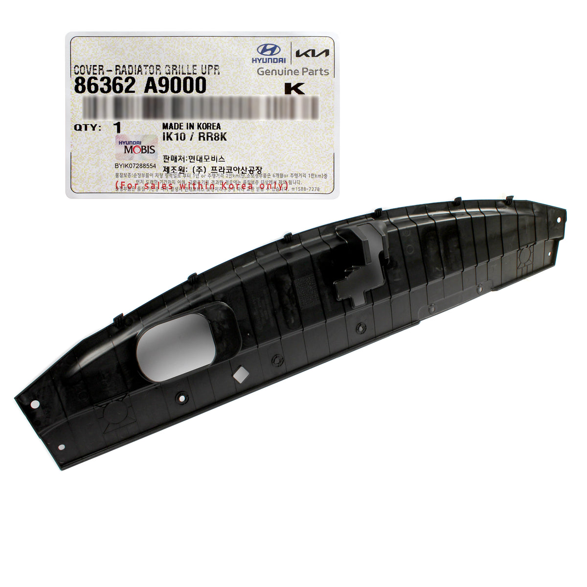 GENUINE Radiator Grille Upper Cover for 2015-2021 Kia Sedona 86362A9000