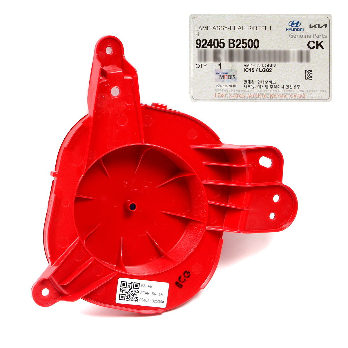 GENUINE Rear Bumper Reflector LEFT for 2017-2019 Kia Soul / EV 92405B2500