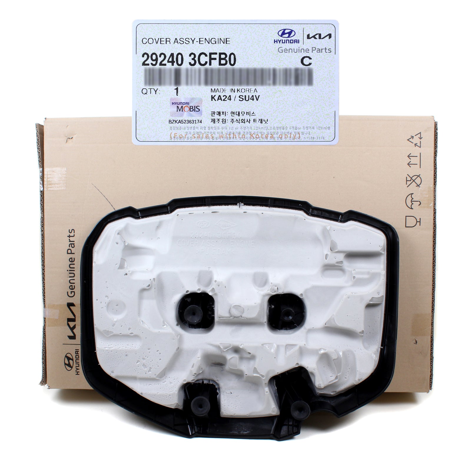 GENUINE Engine Cover for 2013-2018 Hyundai Santa Fe Kia Sorento 3.3 292403CFB0