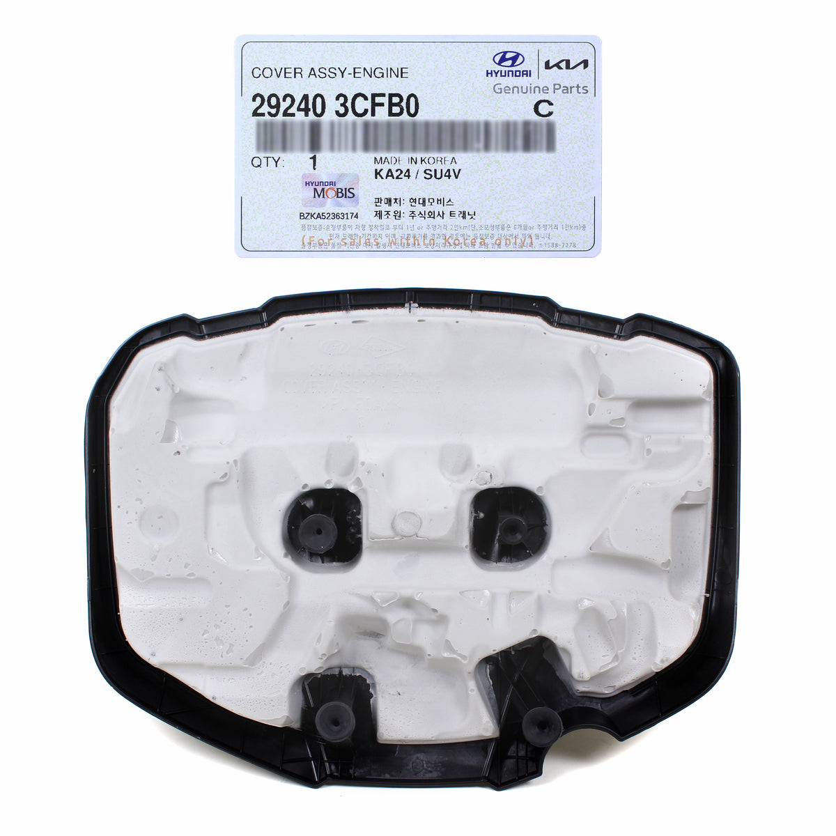 GENUINE Engine Cover for 2013-2018 Hyundai Santa Fe Kia Sorento 3.3 292403CFB0